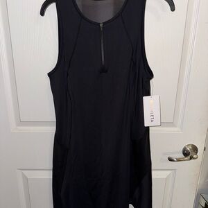 NWT Athleta Match Point Dress in Black